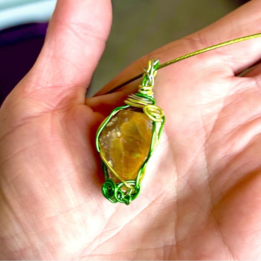 Intriguing Rough Opal Necklace - Picture 6 of 10